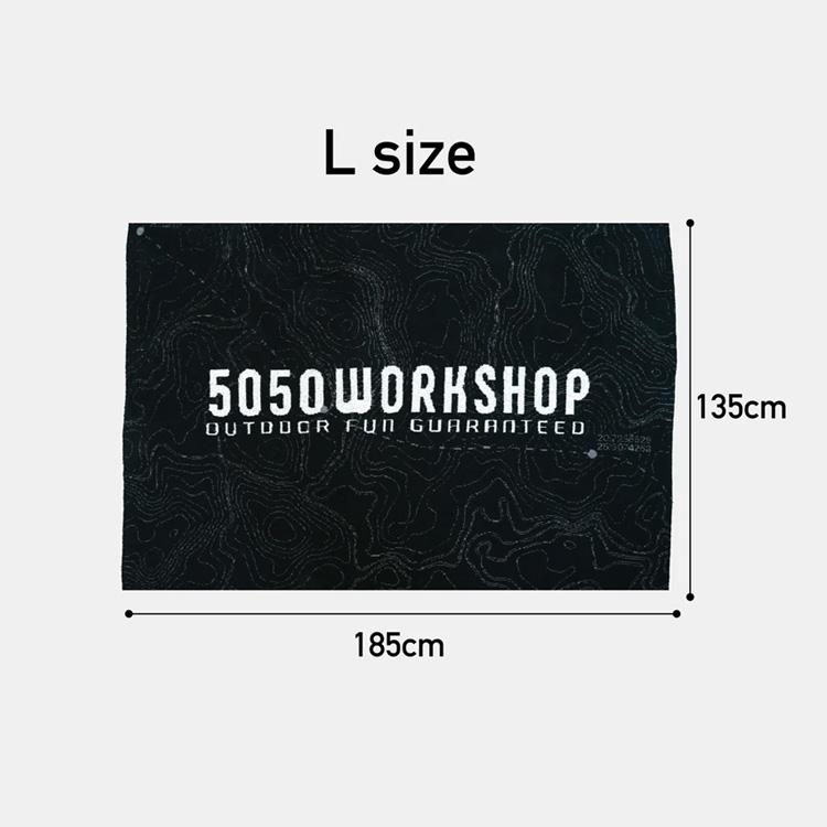 5050WORKSHOP SOFT TOUCH BLANKET L 5050ワークショップ ひざ掛け