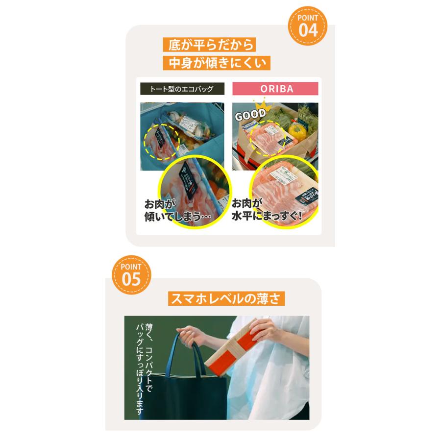 セット限定特典付 ORIBA エコバッグ 新Lサイズ＋保冷ふろしき セット