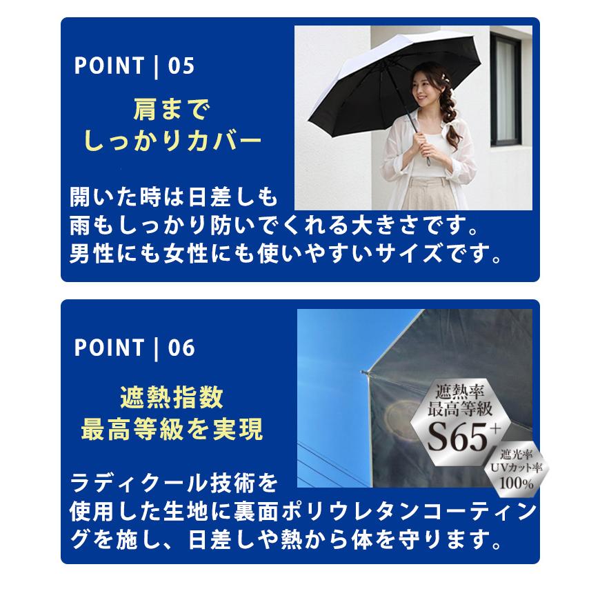 ラディクール ゼロアンド 折りたたみ日傘 自動開閉 -0& Radicool 生地