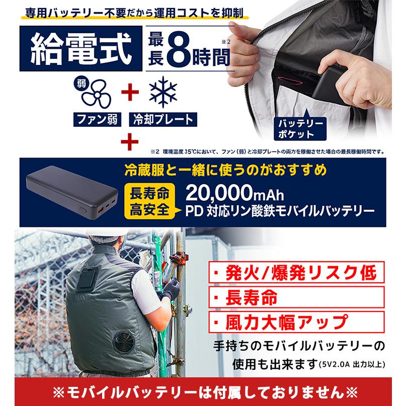 THANKO 保冷パック付 2026 サンコー 圧倒的に冷える冷蔵服 ベスト 冷蔵