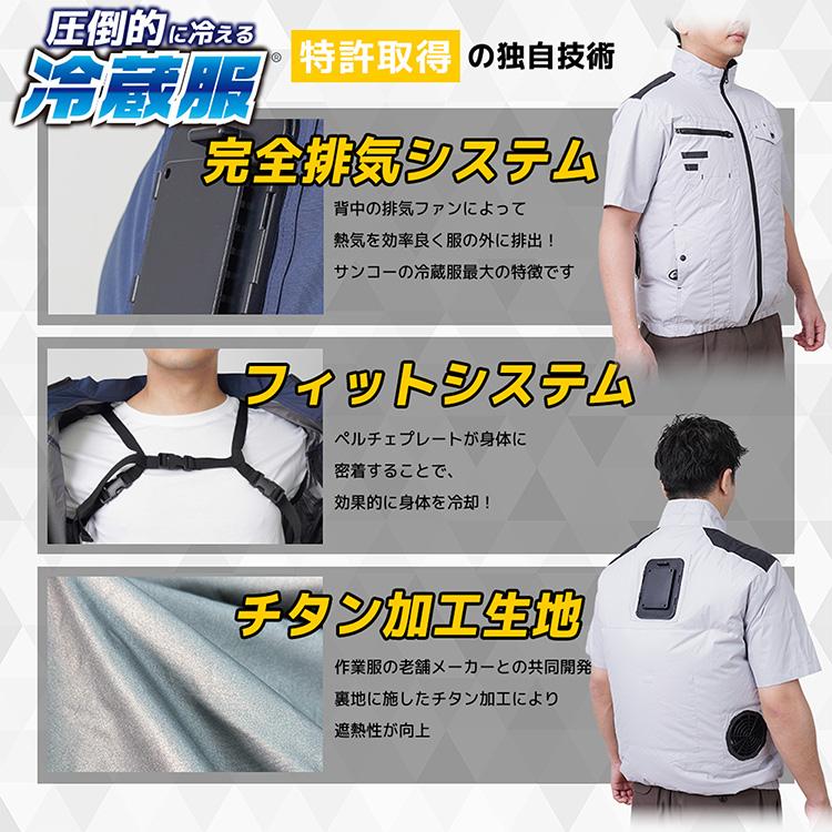 THANKO 特典付 2026 サンコー 圧倒的に冷える冷蔵服 半袖 冷蔵服 2026