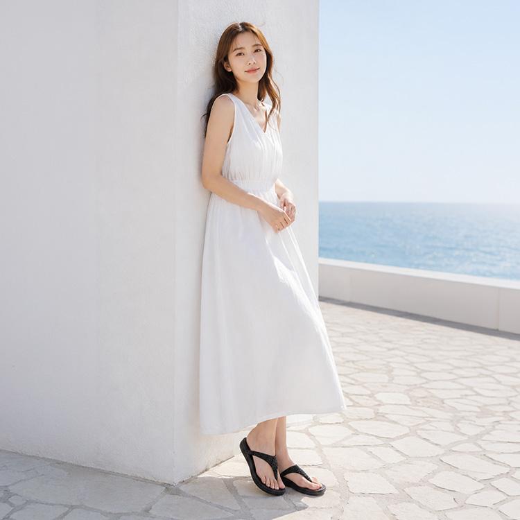 FitFlop トングサンダル ビジュー ホワイト FitFlop（フィットフロップ） fitflopスカーフ付 fitflop SOLAY