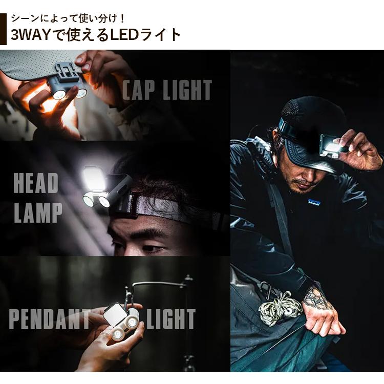 LUMENA X3 LEDヘッドライト 正規店 3WAY 充電 生活防水 小型ランタン