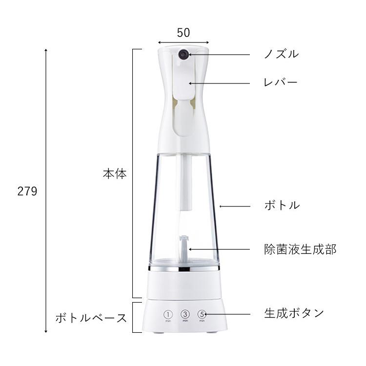 高機能除菌スプレー eー3X イースリーエックス FE-AA00A（MTG