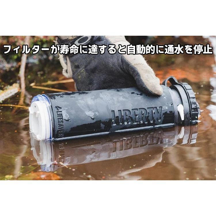 LIFESAVER LIBERTY ライフセーバーリバティ 英国軍採用 泥水を飲み水に