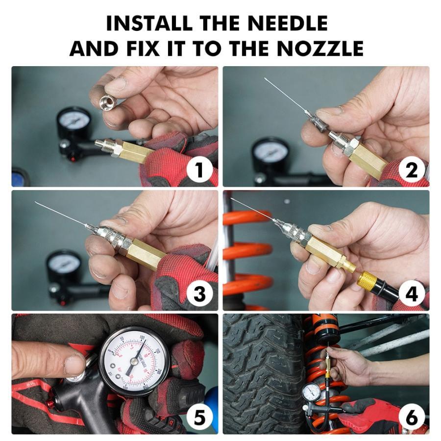 KTM ショックアブソーバーニードルセットエアバッグ充填ジョイントツールポラリスRZRアークティックキャットスノーモビルUTV