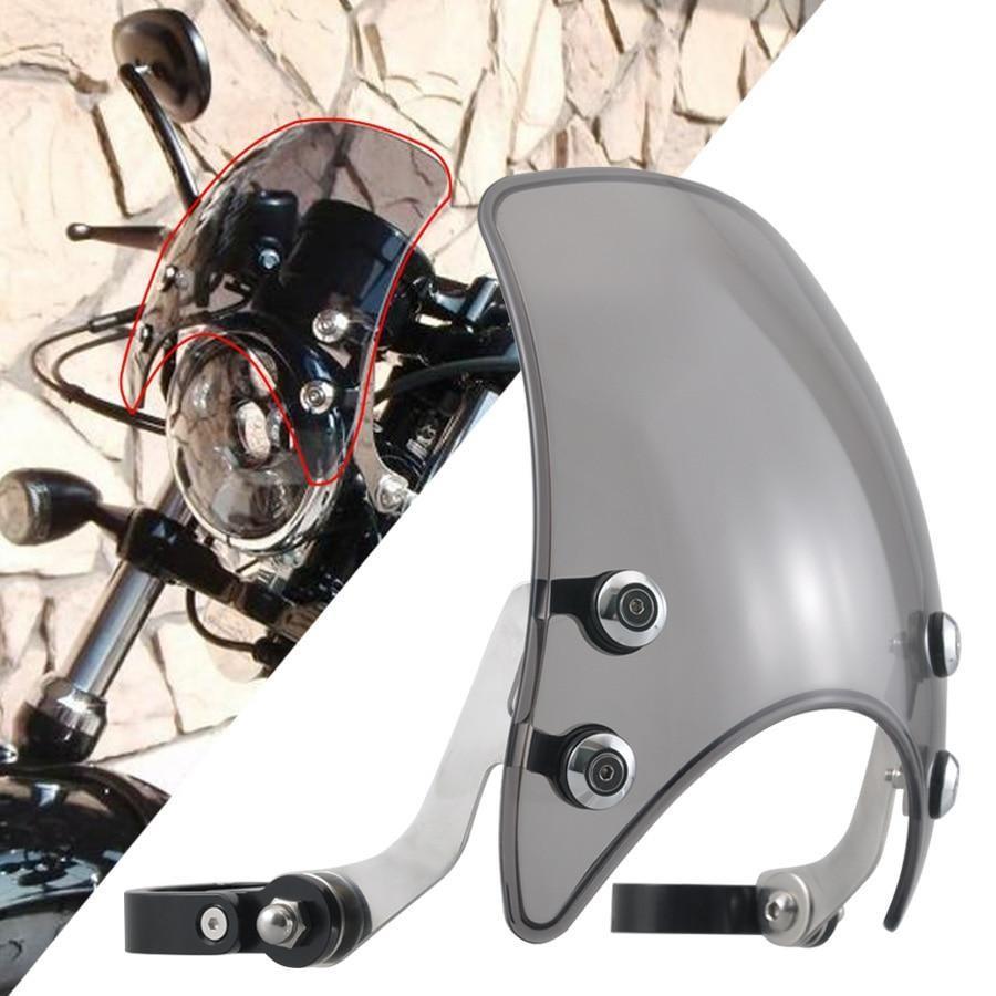 Wind Deflector For Harley Davidson Sportster XL 883 Custom 1200 Iron 883 XL883N Motorcycle Smoke