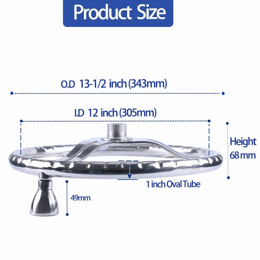 【国産】 ボートの 13.5インチ 5/8ナット 3本のスプーン マリンボート/ヨット用 電源ノブ付き 【1974751698】(11339円)