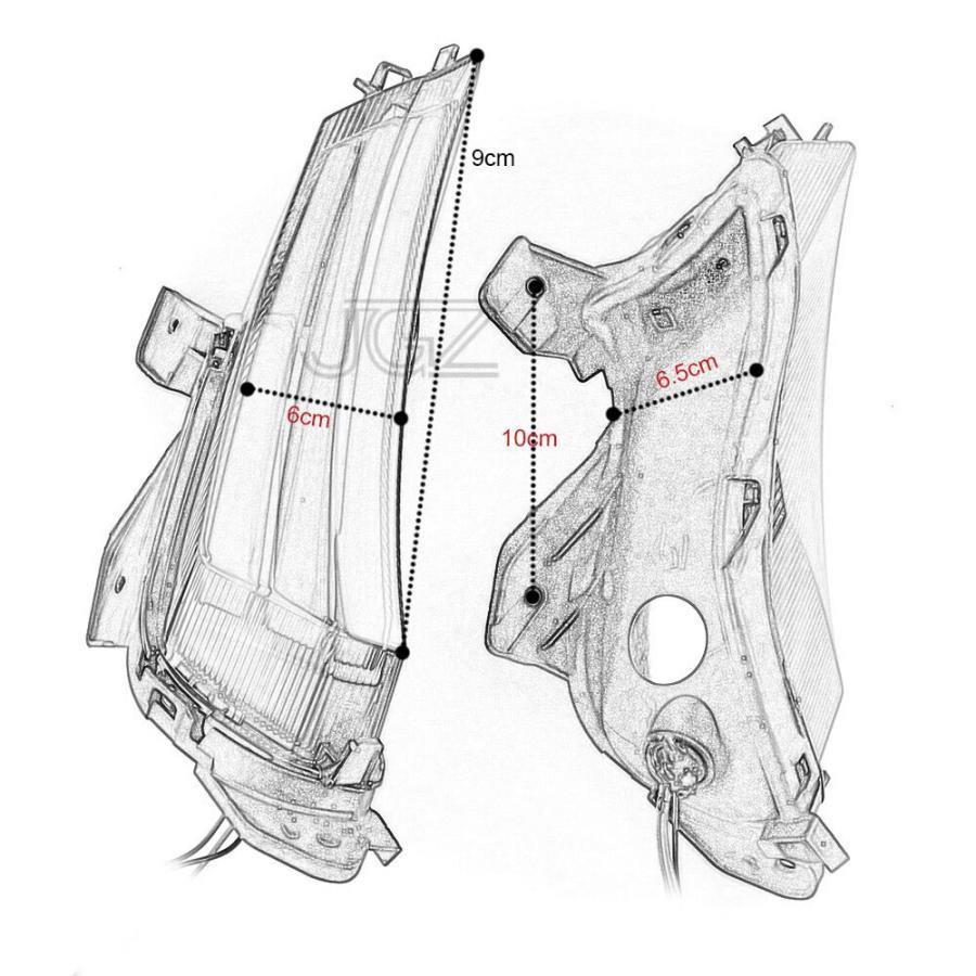 ペアバイクLEDフロントウィンカー 灯のインジケータサイドランプヤマハXMAX 250 X-MAX 300 2017 2018 
