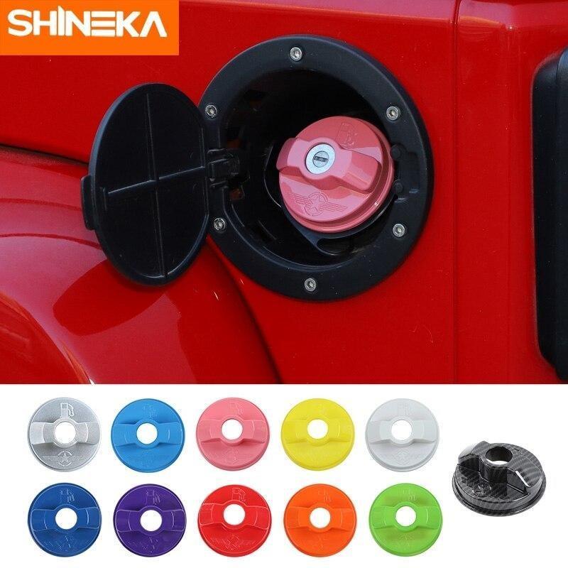 ジープ 車内ガス燃料タンク キャップ装飾カバー アクセサリー コマンダー 20062010 ラングラー JK JL 20072022 