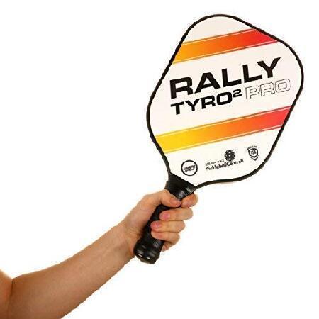 【2026年1月8日以降の発送予定】 Rally Tyro 2 Pro ピックルボールパドル (パドル2個/ボール4個セット - ホワイト) 【2472985744】(14200円)