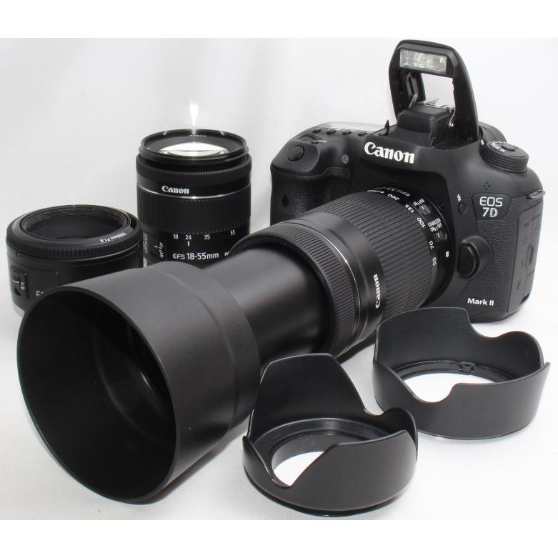 キヤノン Canon EOS 7D Mark II 最新の手振れ補正STMダブル＋単焦点 