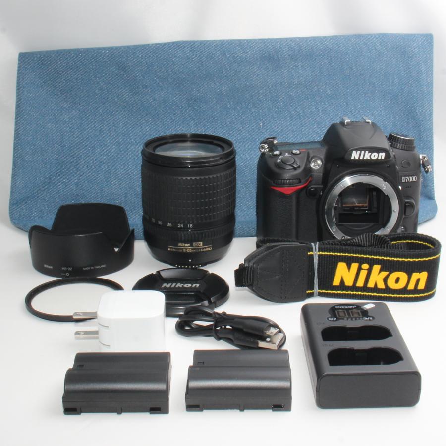 【返品保証】Nikon D7000 レンズセット ニコンD ニコン Nikon D7000 AF-S DX 18-135mm レンズセット 美品 16GB