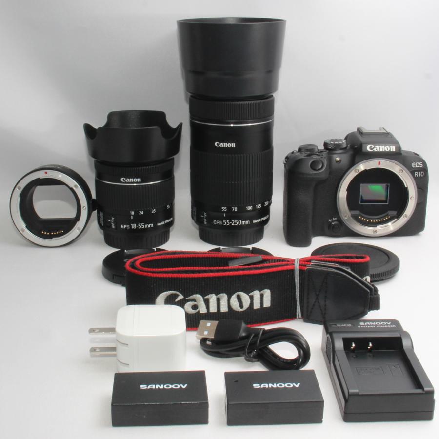 EOS キャノン Canon R10 手振れ補正ダブルズームキット 当店限定多数の