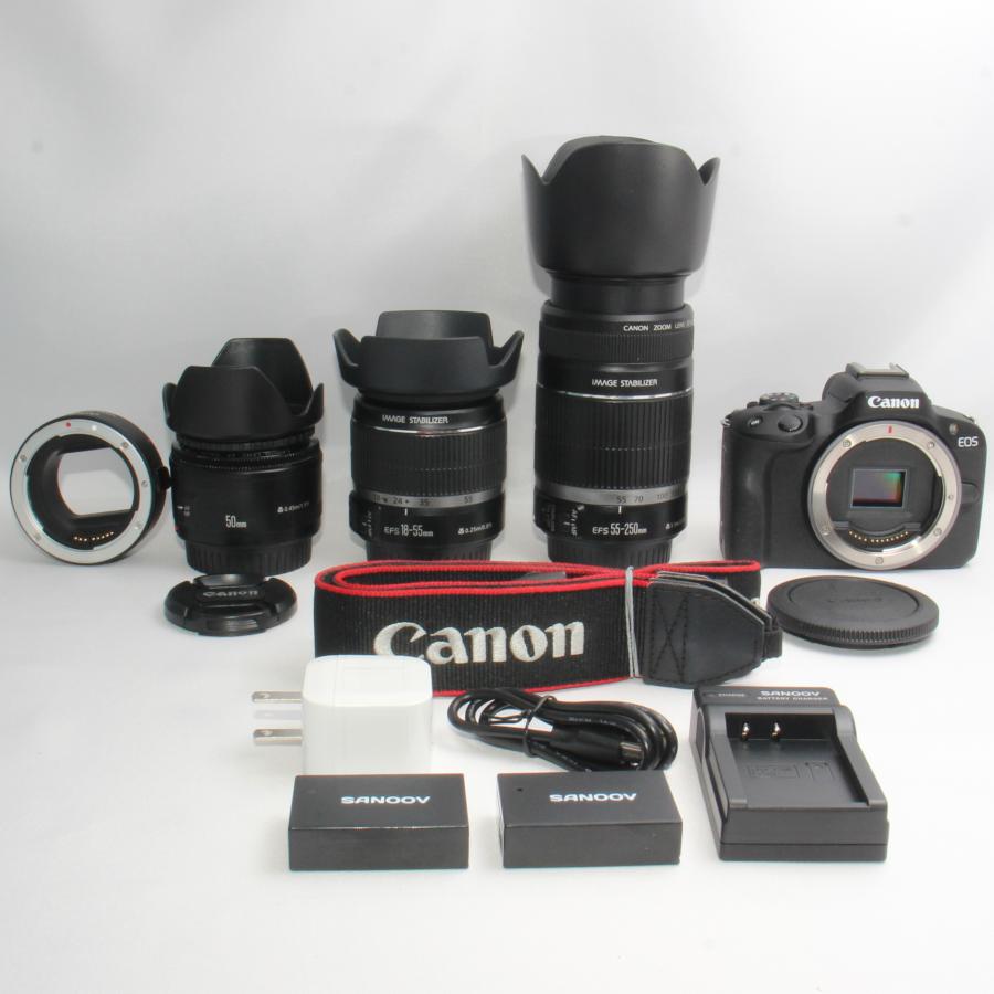⭐ショット数激少⭐予備電池付き⭐Canon EOS R50 レンズセット⭐ キヤノン（Canon） キャノン Canon EOS R50 トリプルレンズセット 当店