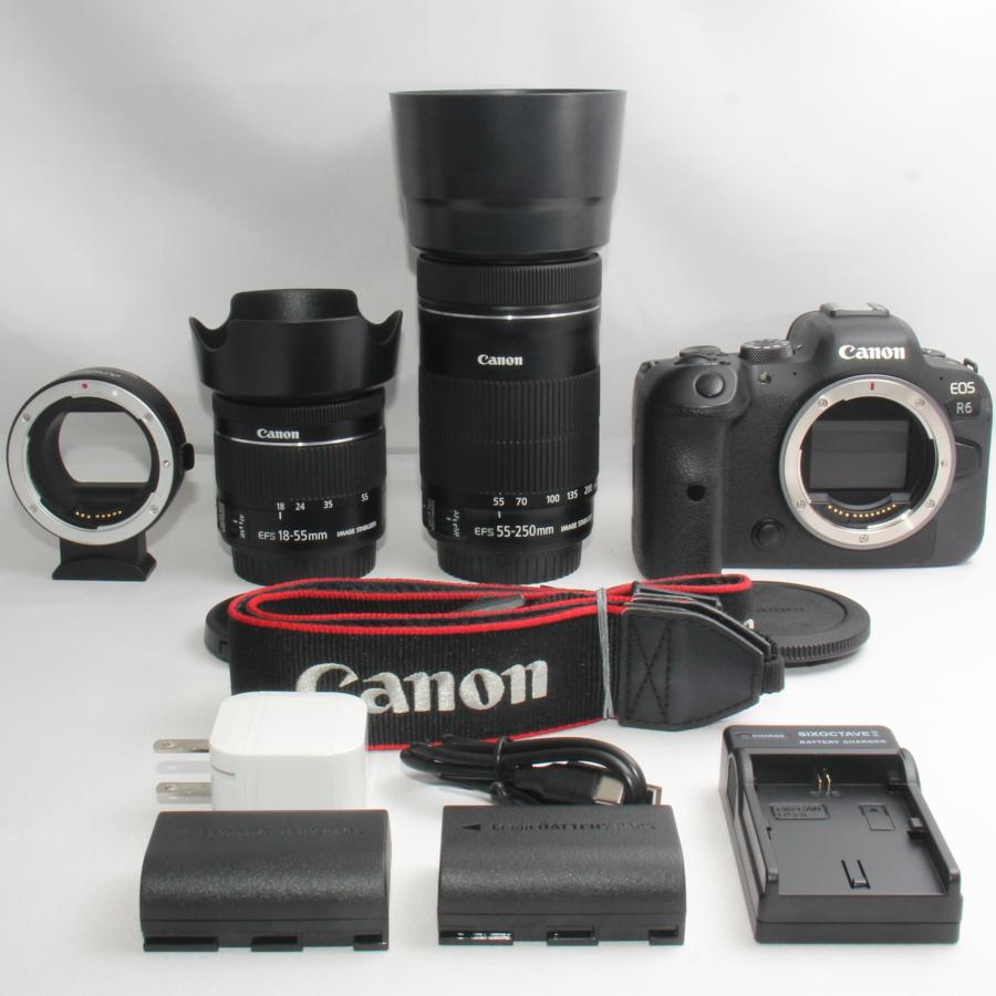 キャノン Canon EOS R6 STMダブルズーム 当店限定多数のオマケ付きの画像