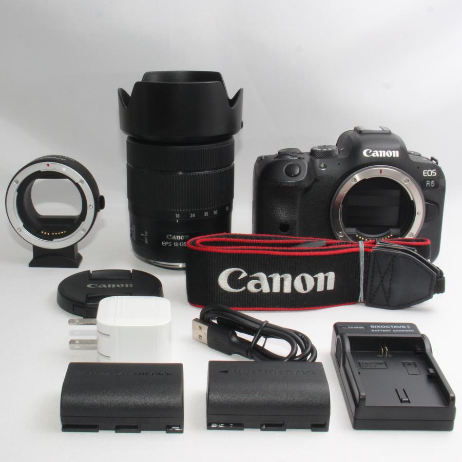 キャノン Canon EOS R6 18-135mm USMレンズ 当店限定多数のオマケ付きの画像