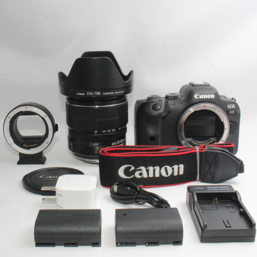 キャノン Canon EOS R6 15-85mm USMレンズ 当店限定多数のオマケ付きの画像