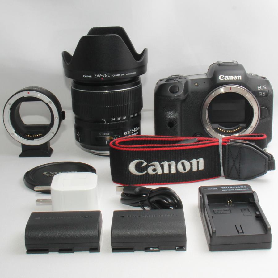 ⭐予備バッテリー付き⭐Canon EOS R5 15-85mm USMレンズ⭐ キヤノン（Canon） キャノン Canon EOS R5 15-85mm USMレンズ 当店限定