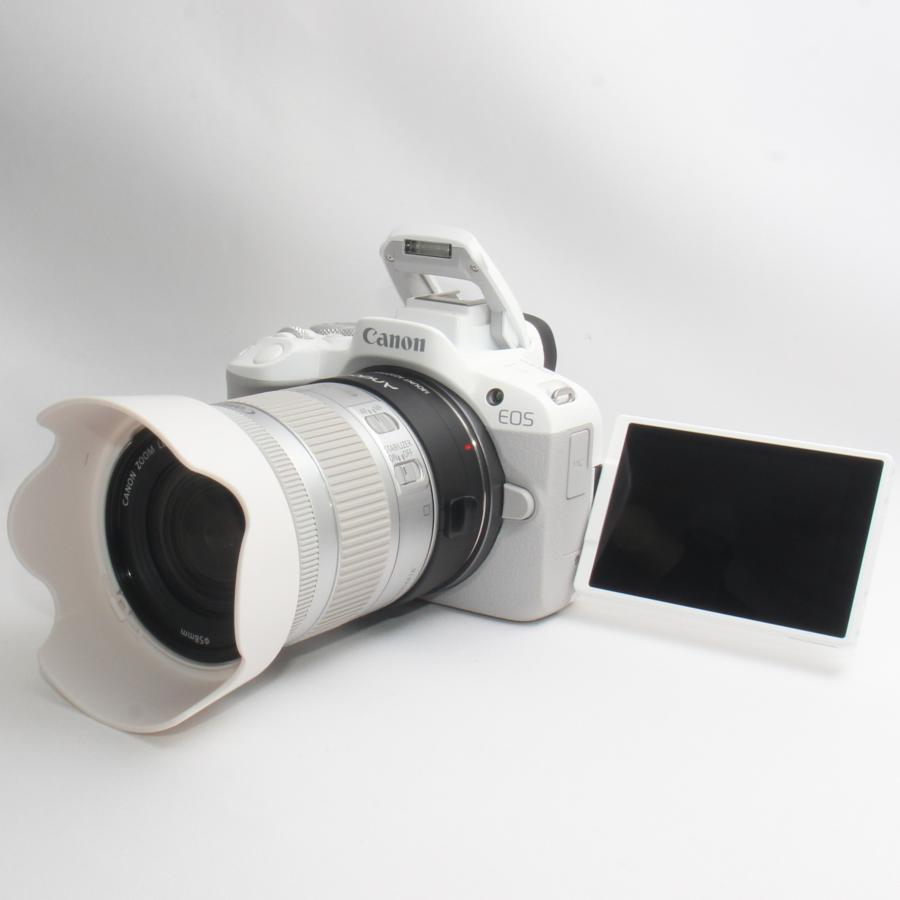 Canon EOS R50 ホワイト 単焦点レンズセット EOS Rシステム キャノン Canon イオス R50 ホワイトボディ STMレンズ