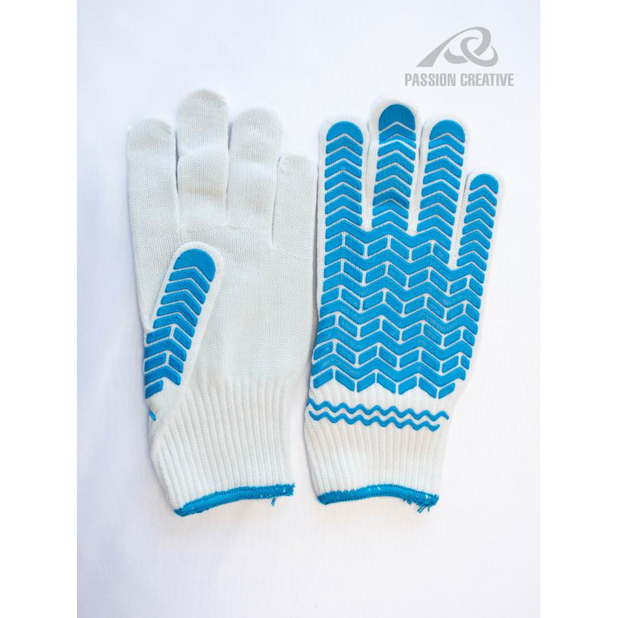 軍手 滑り止め付き ゴムライナー #003｜1双組 天然ゴム グリップ 作業