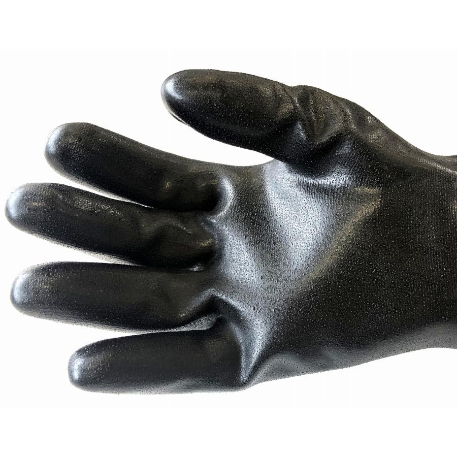 ミエローブ 防寒手袋 BLACK SNOWMAN BS-001 -40℃耐寒 二重アクリル