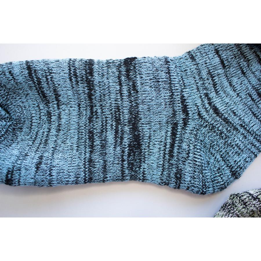 ぐんそく次郎 先丸ソックス 27｜5足組 綿混 ズレにくい 丈夫な履き口 ワークソックス｜24?27cm 杢柄アソート |  | 10