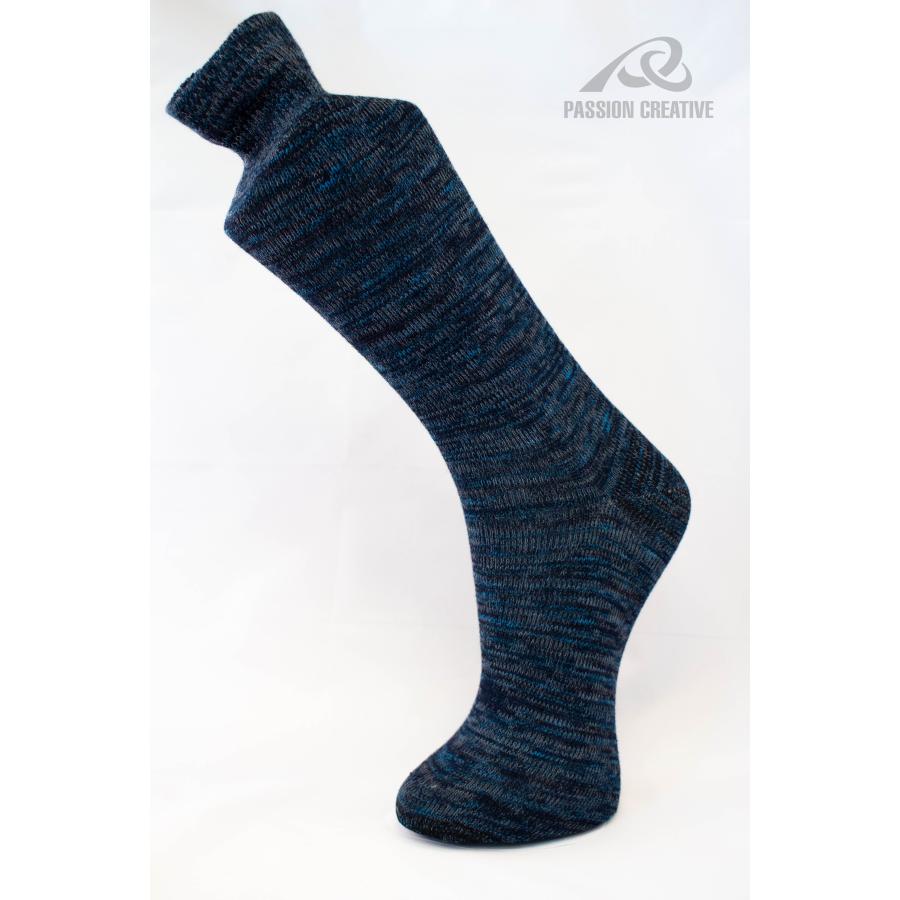 ぐんそく次郎 先丸ソックス 27｜5足組 綿混 ズレにくい 丈夫な履き口 ワークソックス｜24?27cm 杢柄アソート |  | 01