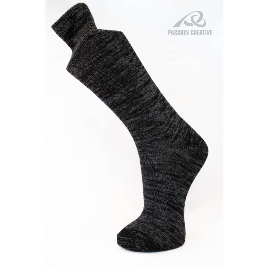 ぐんそく次郎 先丸ソックス 27｜5足組 綿混 ズレにくい 丈夫な履き口 ワークソックス｜24?27cm 杢柄アソート |  | 02