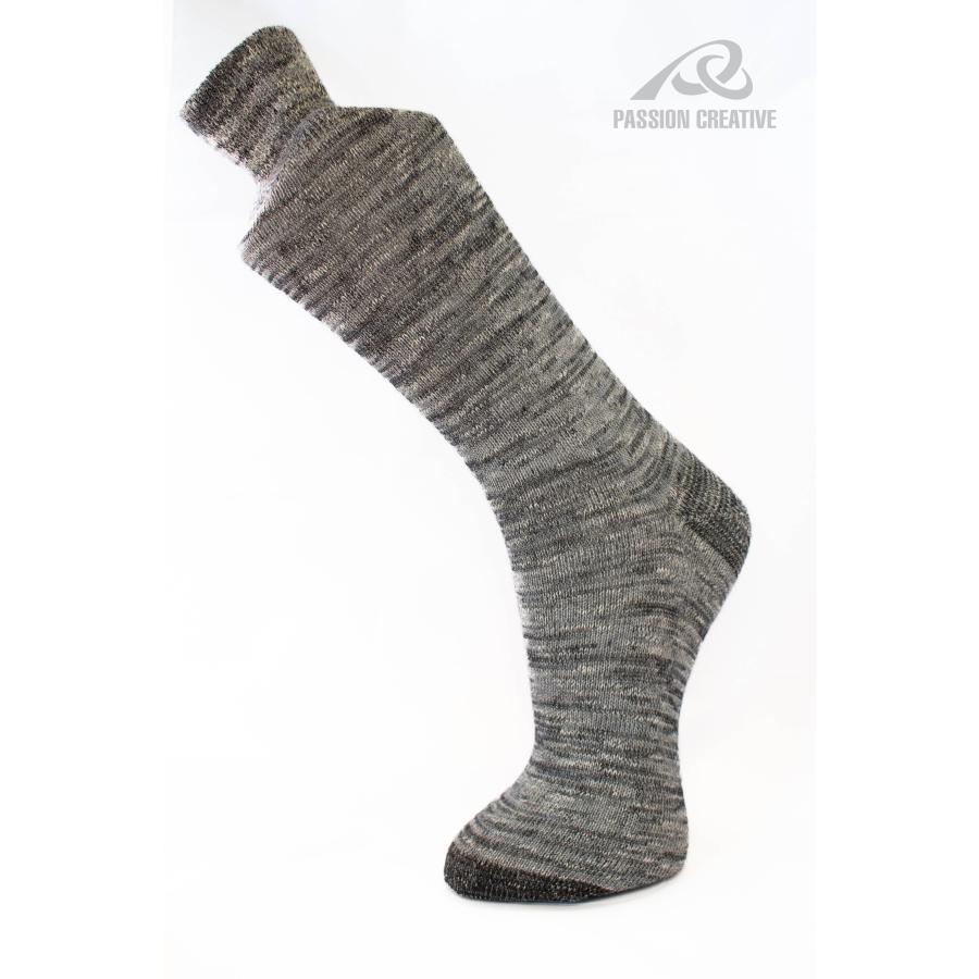 ぐんそく次郎 先丸ソックス 27｜5足組 綿混 ズレにくい 丈夫な履き口 ワークソックス｜24?27cm 杢柄アソート |  | 04