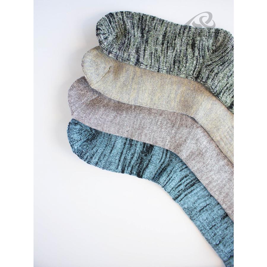 ぐんそく次郎 先丸ソックス 27｜5足組 綿混 ズレにくい 丈夫な履き口 ワークソックス｜24?27cm 杢柄アソート |  | 06