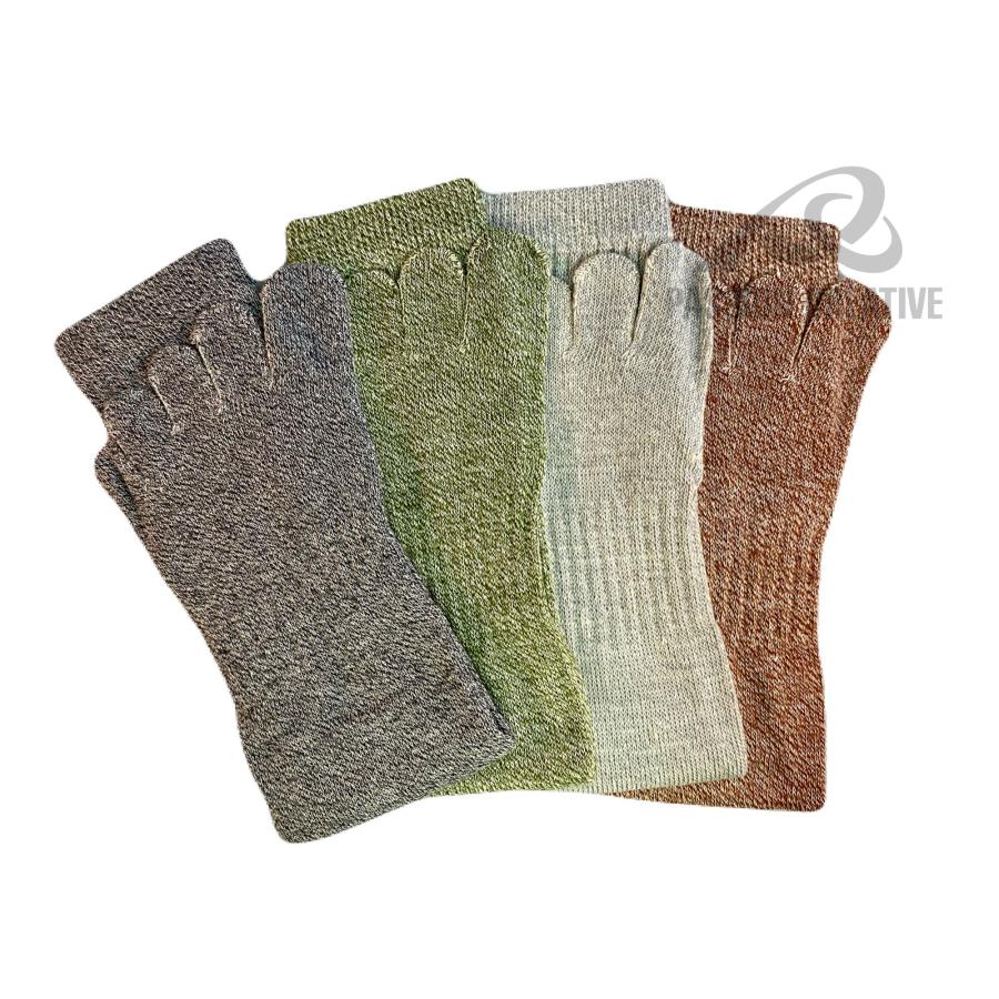 ぐんそく次郎 5本指ソックス 29｜4足組 綿混 ズレにくい 丈夫な履き口 ワークソックス｜24~27cm |  | 05