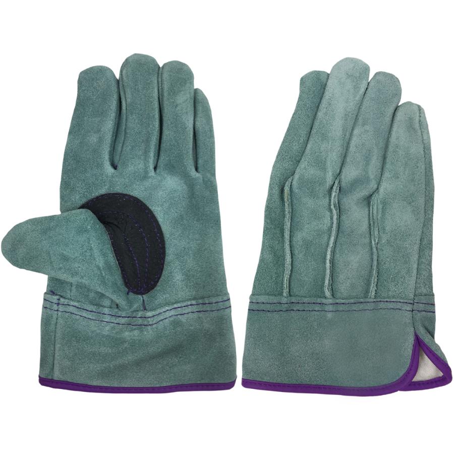 ACE ACE GLOVE 内綿付き牛床革手袋 オイル加工 外縫い 親指アテ付