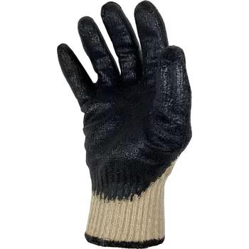 ゴム引き薄手手袋 10双組｜天然ゴムコーティング 作業手袋 ブラック 10ゲージ 薄手タイプ 通気性・吸汗性抜群 #551 爆買 |  | 01