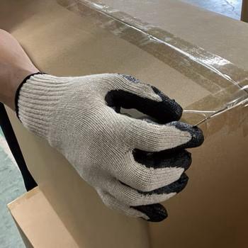 ゴム引き薄手手袋 10双組｜天然ゴムコーティング 作業手袋 ブラック 10ゲージ 薄手タイプ 通気性・吸汗性抜群 #551 爆買 |  | 04