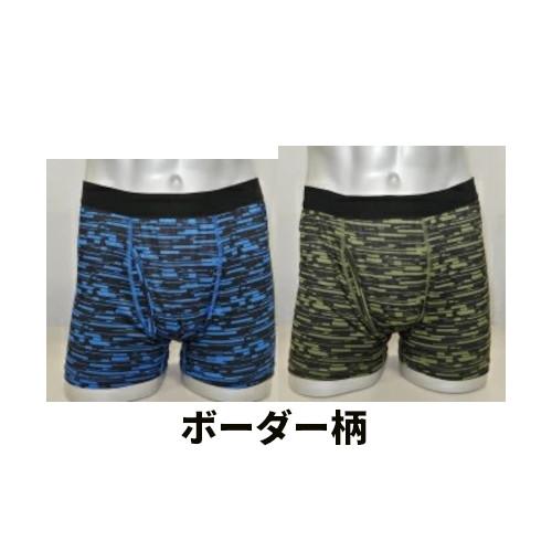 消臭加工 紳士ボクサーパンツ リプリーブ素材 快適フィット メンズ 下着 サステナブル 吸汗速乾 チェック/ボーダー/ドット/迷彩 M L LL 抗菌 防臭 |  | 04