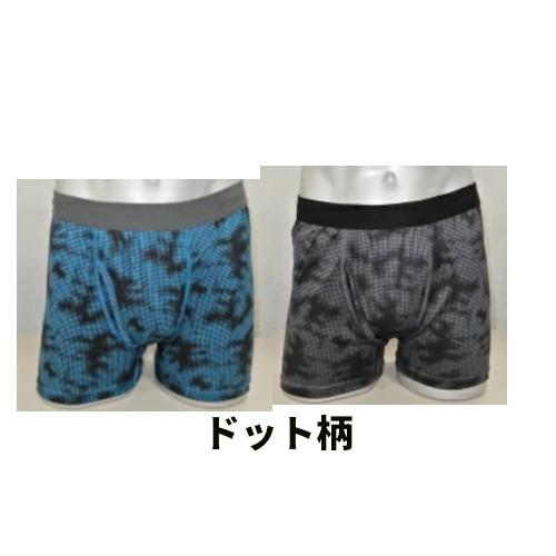 消臭加工 紳士ボクサーパンツ リプリーブ素材 快適フィット メンズ 下着 サステナブル 吸汗速乾 チェック/ボーダー/ドット/迷彩 M L LL 抗菌 防臭 |  | 08