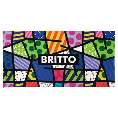 ロメロ・ブリット バスタオル BRITTO アートタオル 綿100％ 大判 吸水