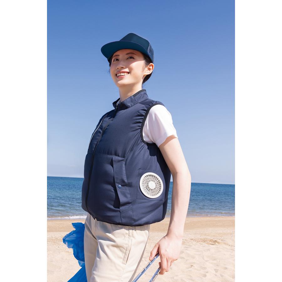 アイトス 空調服(R) AZITO ベスト AZ-50296 ファンなし エコ素材