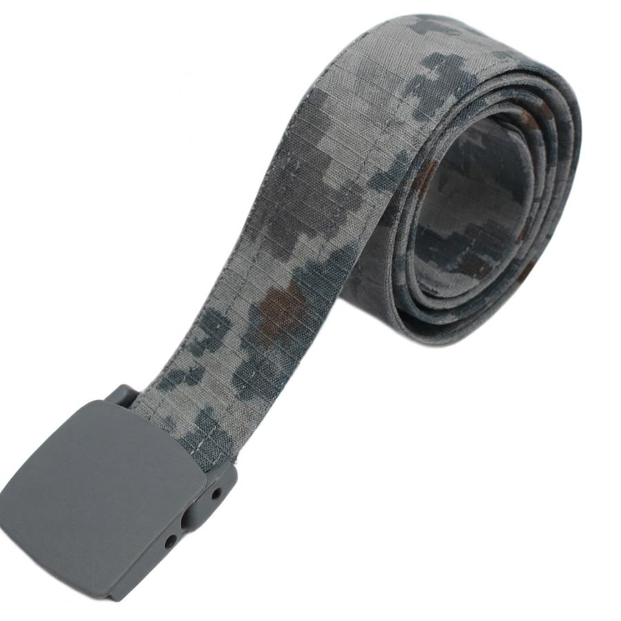 空自作業服ベルト 自衛隊仕様 空自デジタル迷彩ベルト 高耐久