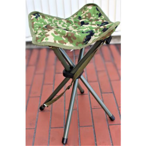 折りたたみイス FG-4123 4脚イス 陸自迷彩 コンパクト収納 耐荷重80kg 