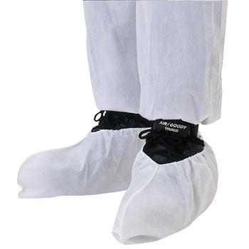 不織布靴カバー 10足組 使い捨て 滑りにくい 衛生シューズカバー 防護