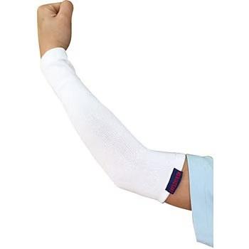 UVカット率98〜99％ 竹繊維アームカバー 男女兼用 30cm 吸湿性 通気性 紫外線対策 ブラック グレー ホワイト ブルー レッド TK02 爆買 |  | 02