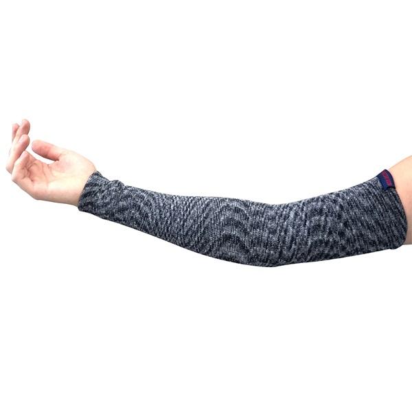 三重化学工業 竹糸くん アームカバー40 TK06 40cm UVカット 紫外線遮断率99%以上 冷感 吸汗速乾 耐切創 竹由来レーヨン 消臭 静電気防止 ブラック グレー迷彩 | パッションクリエイティブ | 03
