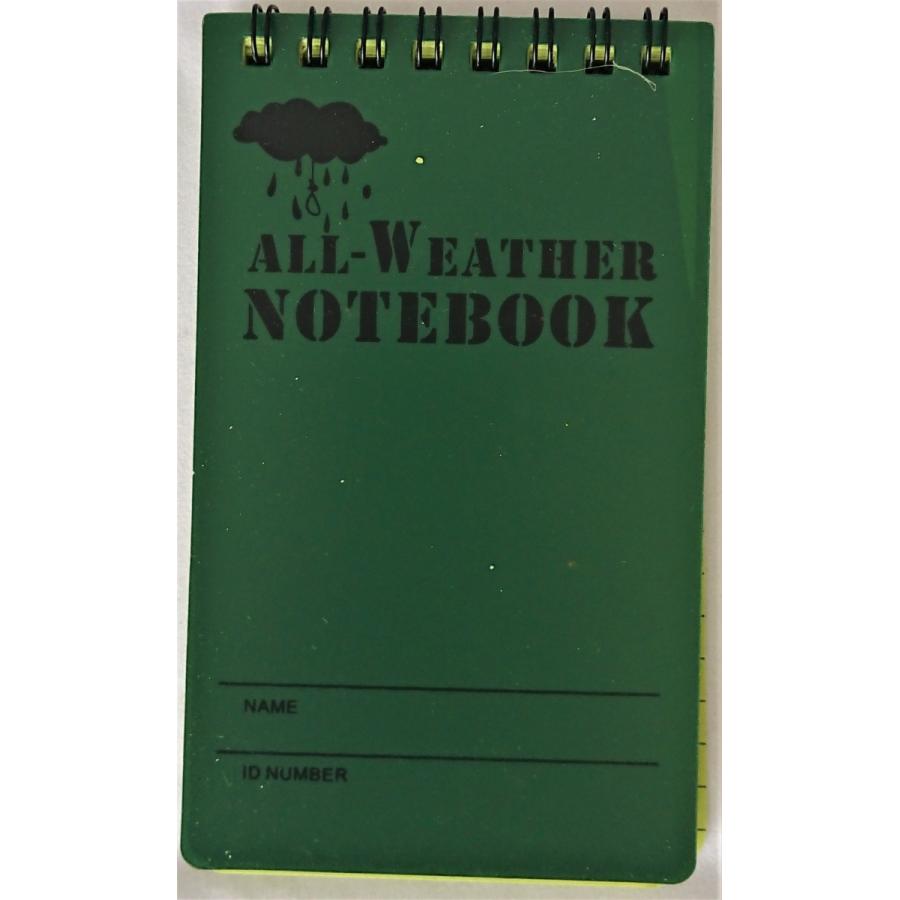 防水メモ帳 TY-76 縦開き 全天候型 48ページ アウトドア サバゲー 登山