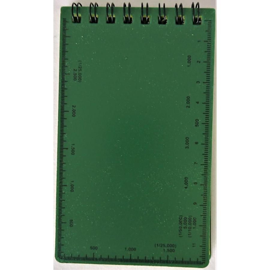 防水メモ帳 TY-76 縦開き 全天候型 48ページ アウトドア サバゲー 登山