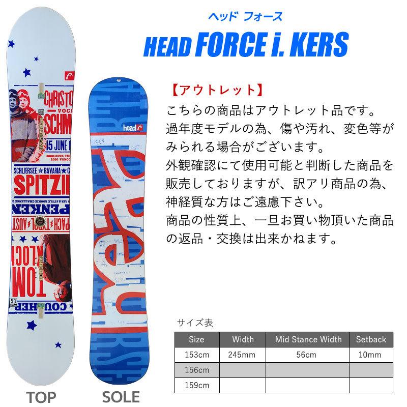 HEAD スノーボード 156cm ブラック/グリーン HEAD スノーボード 156cm ブラック/グリーン