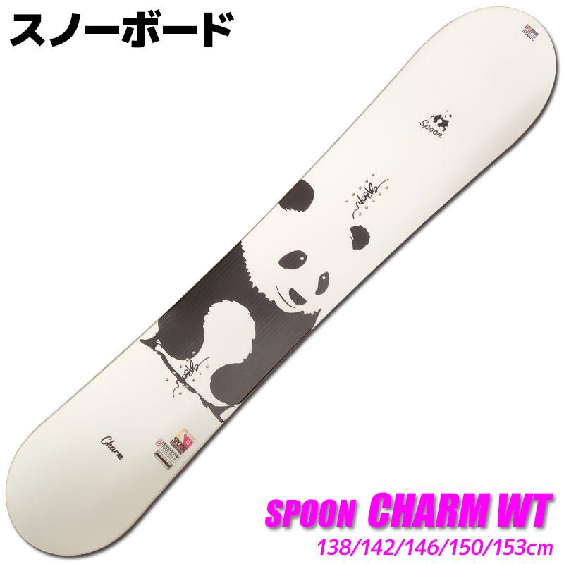 送料込‼️SPOON21 CHARM 110cm スノーボード スノーボード 板 レディース SPOON 21-22 CHARM WT チャーム