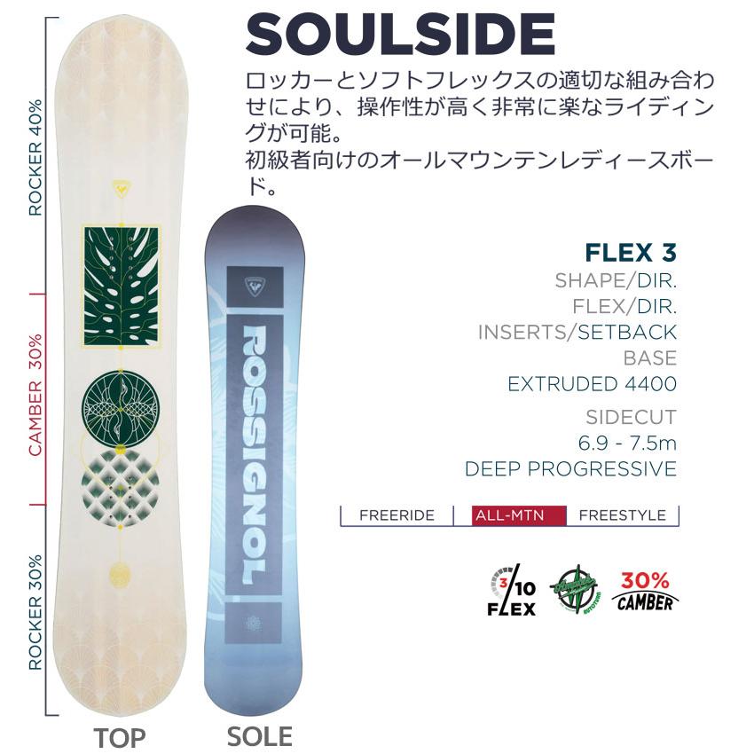 ROSSIGNOL（ロシニョール） スノーボード 3点セット レディース 22-23