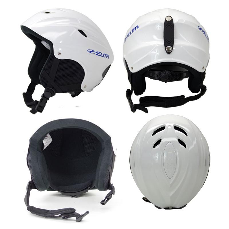 ツマ スノーヘルメット ZUMA ZH-AD ブラック/ホワイト スキー